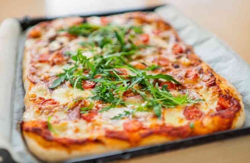 Veggi Time mit köstlicher Pizza Margherita