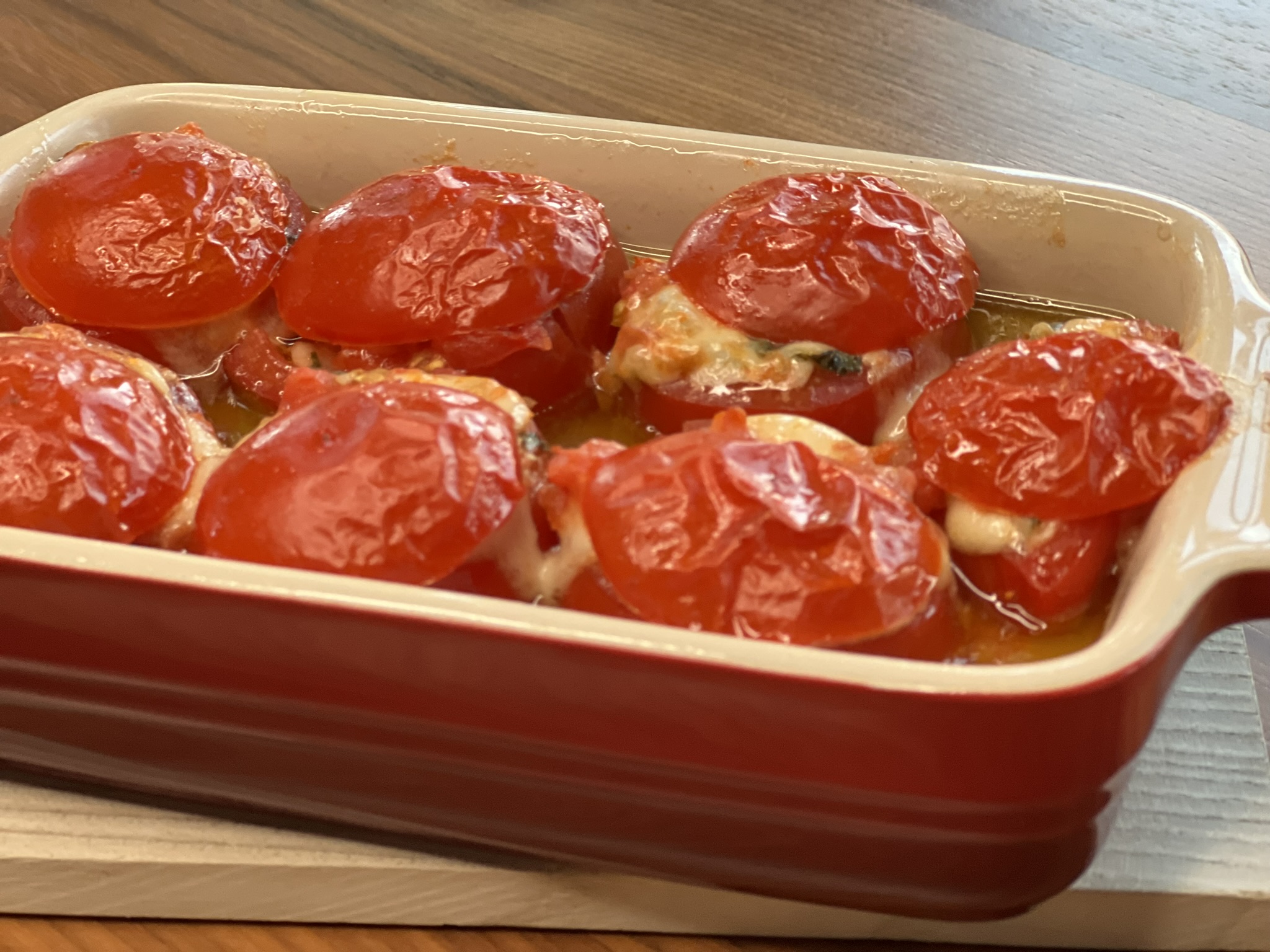 Gefüllte Tomaten aus dem Ofen - Veggi - Bon Appetit Rosemarie